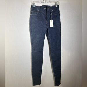 Good American Women's Dark Blue Skinny Jeans Always Fits size 6-12